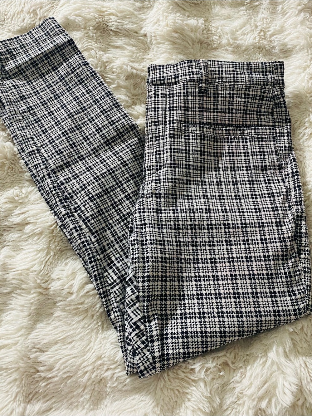 Michael Kors Kids Black & White Plaid Pants